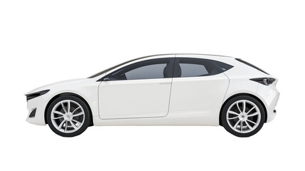 car isolated on white