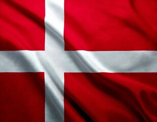Fototapeta premium National Flag of Denmark 