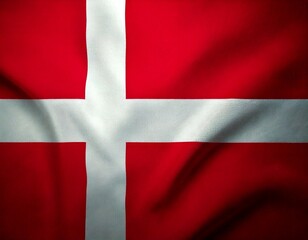 Fototapeta premium National Flag of Denmark 