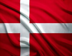 Obraz premium National Flag of Denmark 