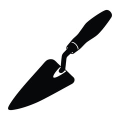 trowel on white background