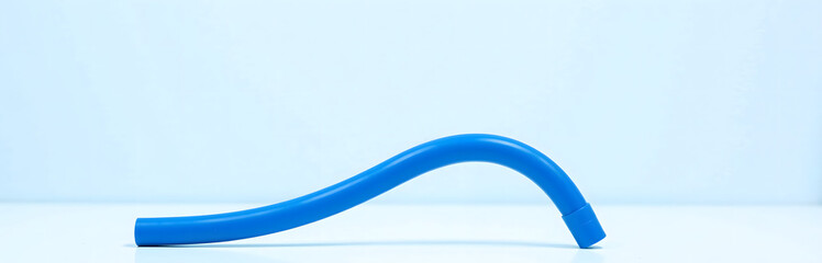 Flexible blue plastic tubing is commonly used for pneumatic and hydraulic systems due to its durability and versatility._00001_
