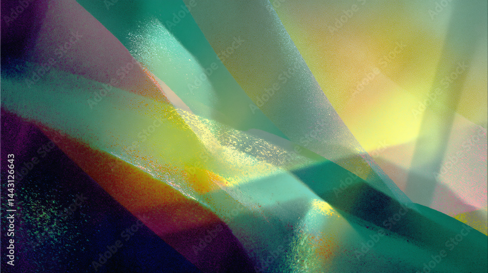 Poster abstract art composition digital creation colorful design with soft tones for aesthetic vibe