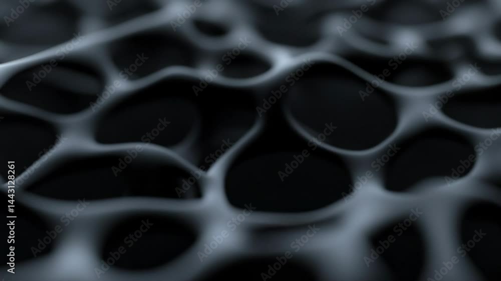 Aufkleber intricate black mesh structure showcasing modern design in abstract composition