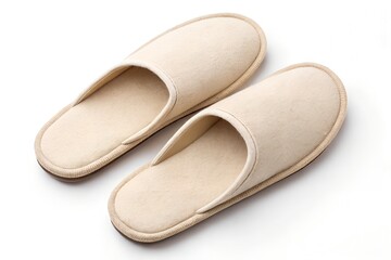 pair of brown leather shoes