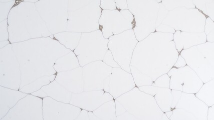 Obraz premium Abstract White Surface with a Network of Fine Cracks