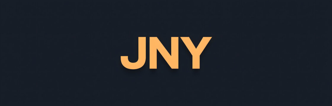 Modern JNY logo design features strong bold text, initial based vector logotype with simple and minimal trendy typography for company identity._00001_
