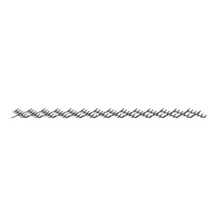 Spikes Strips, 3d illustration isolated on white background