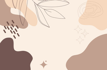 Aesthetic background floral wallpaper