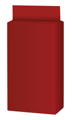 Paper bag template. vector illustration