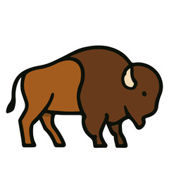 Brown Bison Element