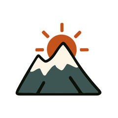 Mountain and Sun Element