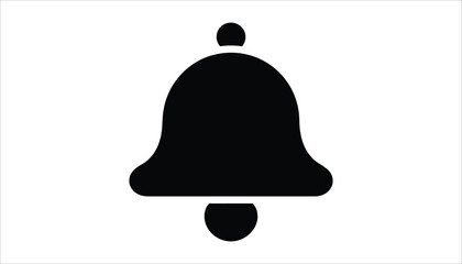 Bell icon silhouette notification symbol high resolution picture