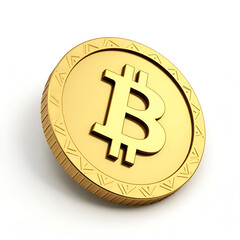 euro coin isolated on white