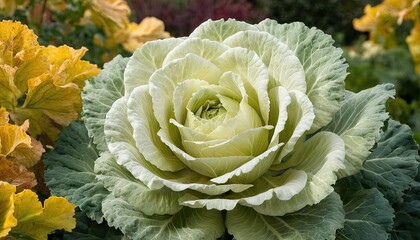 Close up on delicious organic cabbage
1