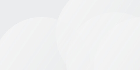 White geometric abstract background overlap layer on bright space with lines effect decoration. Modern graphic design element circles vector illusration eps10