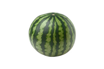 Small Watermelon Green Stripes Summer Fruit