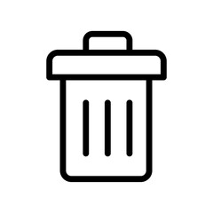 Trash, recycle icon. Delete, clean, erase sign