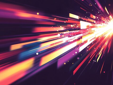 Dynamic gradient motion blur action abstract art digital background colorful vibes modern design high-energy concept