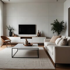 Modern Minimalist Living Room
