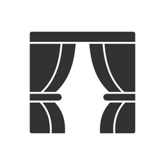 Curtain Icon Sign Symbol