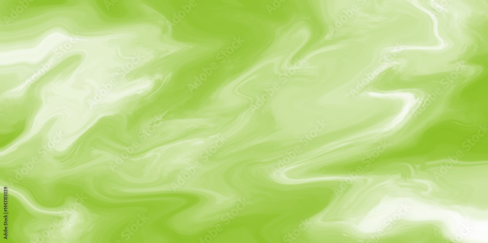 Aufkleber light green water color texture background. abstract watercolor clouds pattern in green tones. sprin