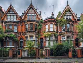 Obraz premium Victorian Row Houses in London