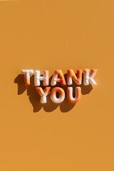  Thank you inflatable letters with minimal background