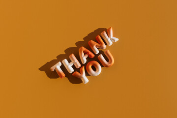  Creative thank you balloon letters with shadow effect