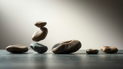 Balanced Stones: A Zen-Like Composition
