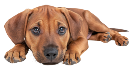 Adorable dog with a big nose enjoys peaceful rest, captivating canine portrait