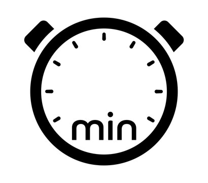 Timer icon for cooking or beverage preparation countdown setup tool.