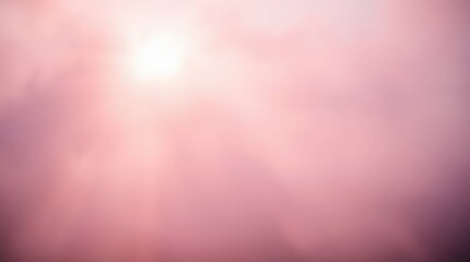Obraz premium Pink Sky Illuminated by the Sun