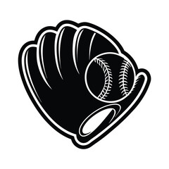 Vector illustration of a baseball cap and bat icon for design and branding