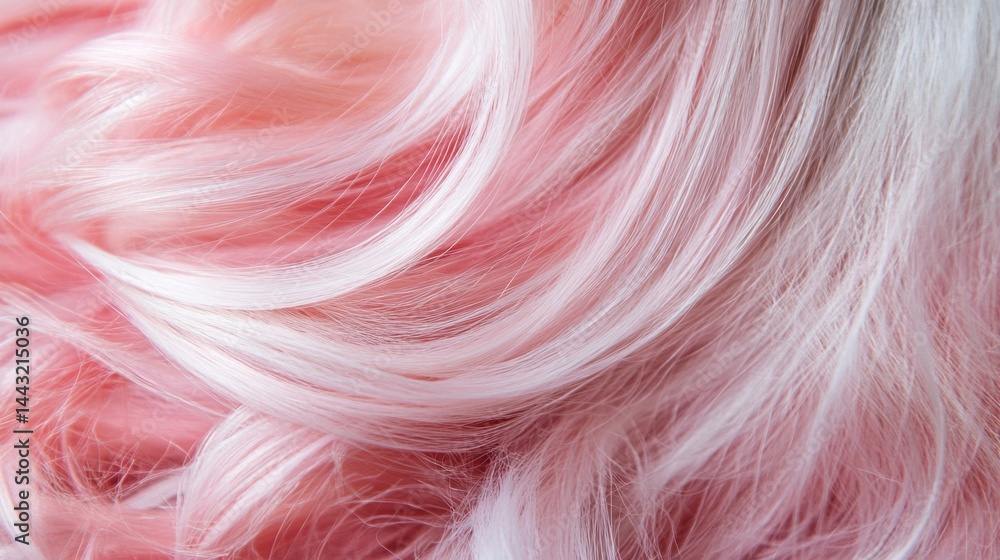 Poster delicate pastel pink and white feather texture creating a soft and airy background with gentle curve