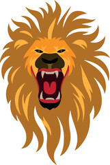 Lion logo icon vector .