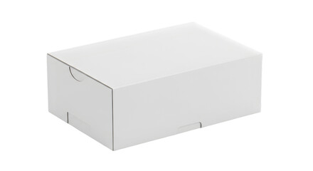 Fototapeta premium Blank white cardboard box packaging