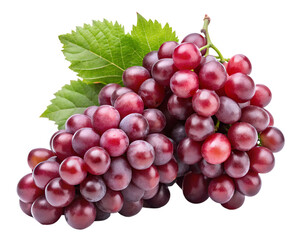 Fototapeta premium red grapes isolated on white