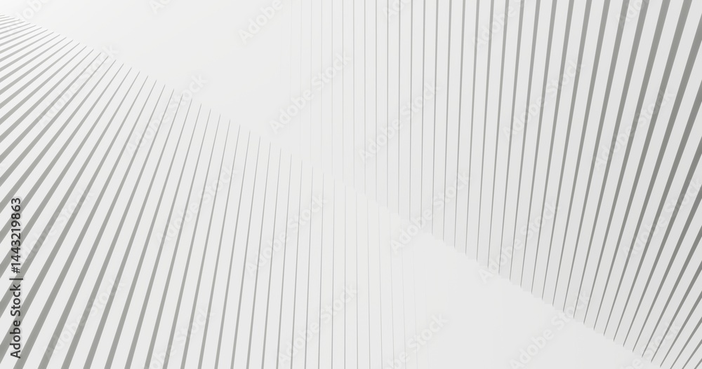 Poster abstract white background geometric pattern of design 3d render