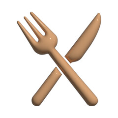 Restaurant Utensils Simple Icon Graphic