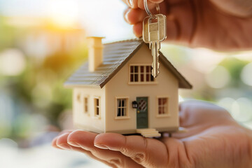 A reputable real estate company ensures a seamless home buying experience by promptly delivering keys and houses to customers who have mutually agreed upon a home purchase agreement and a loan agreeme