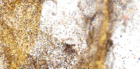 Gold Glitter Texture Background - Festive Sparkle