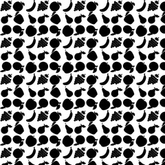 seamless pattern with fruits pattern design fruits illustration apple banana orange grape illustration