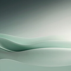 Green Gradient Background Texture Abstract Wallpaper Natural Blur Art Design AI