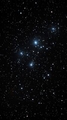 Obraz premium A stunning view of the night sky filled with bright stars and twinkling constellations.