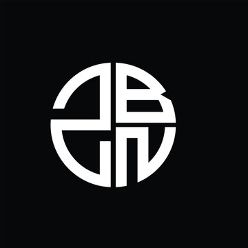 ZBN logo ZBN icon ZBN vector ZBN monogram ZBNletter ZBNminimalist ZBNtriangle ZBNflat Unique modern flat abstract logo design.