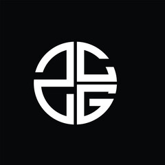 ZCG logo ZCG icon ZCG vector ZCG monogram ZCGletter ZCGminimalist ZCGtriangle ZCGflat Unique modern flat abstract logo design.