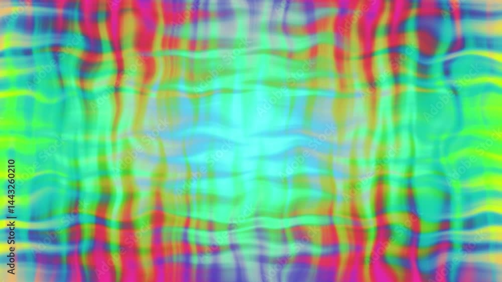 Poster abstract colorful background with wavy lines animation