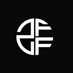 ZFE logo ZFE icon ZFE vector ZFE monogram ZFEletter ZFEminimalist ZFEtriangle ZFEflat Unique modern flat abstract logo design.