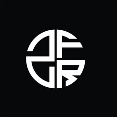 ZFR logo ZFR icon ZFR vector ZFR monogram ZFRletter ZFRminimalist ZFRtriangle ZFRflat Unique modern flat abstract logo design.